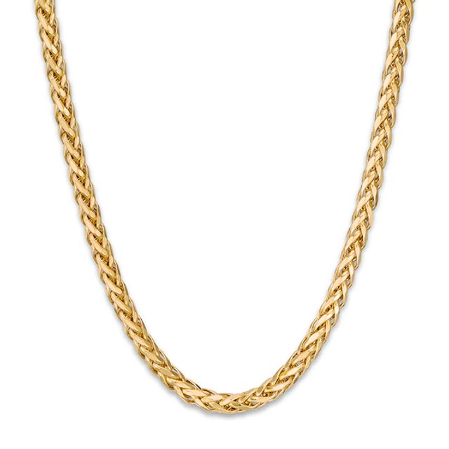 Kay Wheat Chain Necklace 10K Yellow Gold 20" Length