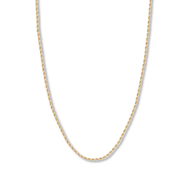 Kay Textured Rope Chain 14K Yellow Gold 18