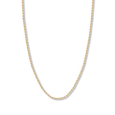 Kay 20" Textured Rope Chain 14K Yellow Gold