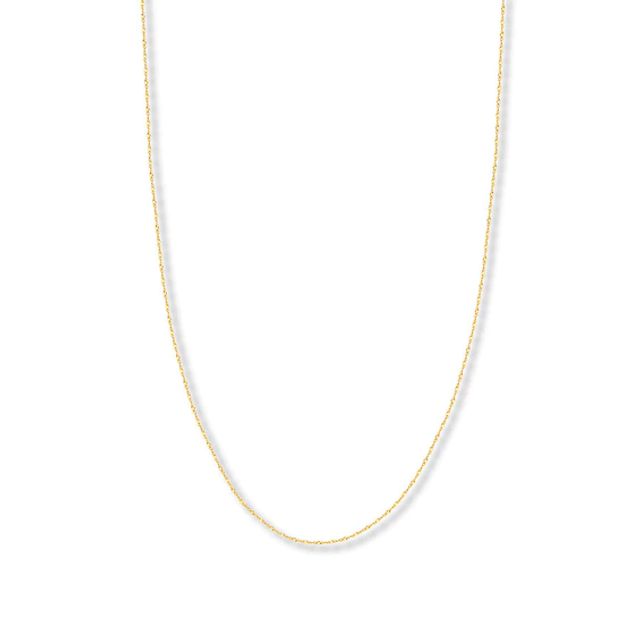 16" Solid Singapore Chain 14K Yellow Gold Appx. 1.4mm