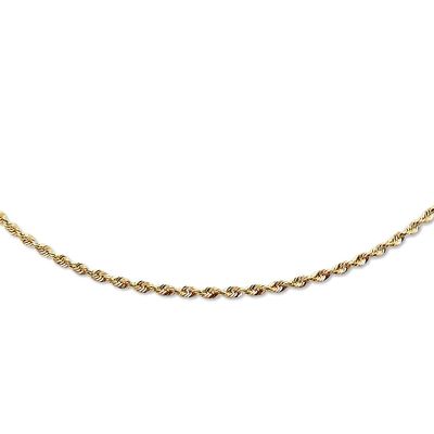 Kay Rope Chain Necklace 14K Yellow Gold 24" Length