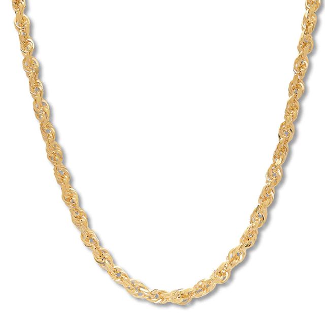 Kay Rope Chain Necklace 14K Yellow Gold 26" Length
