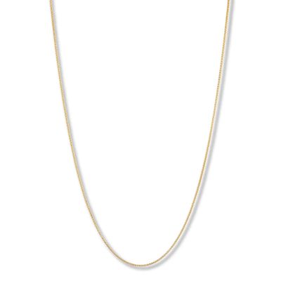 Kay Textured Wheat Chain Necklace 14K Yellow Gold 18" Length