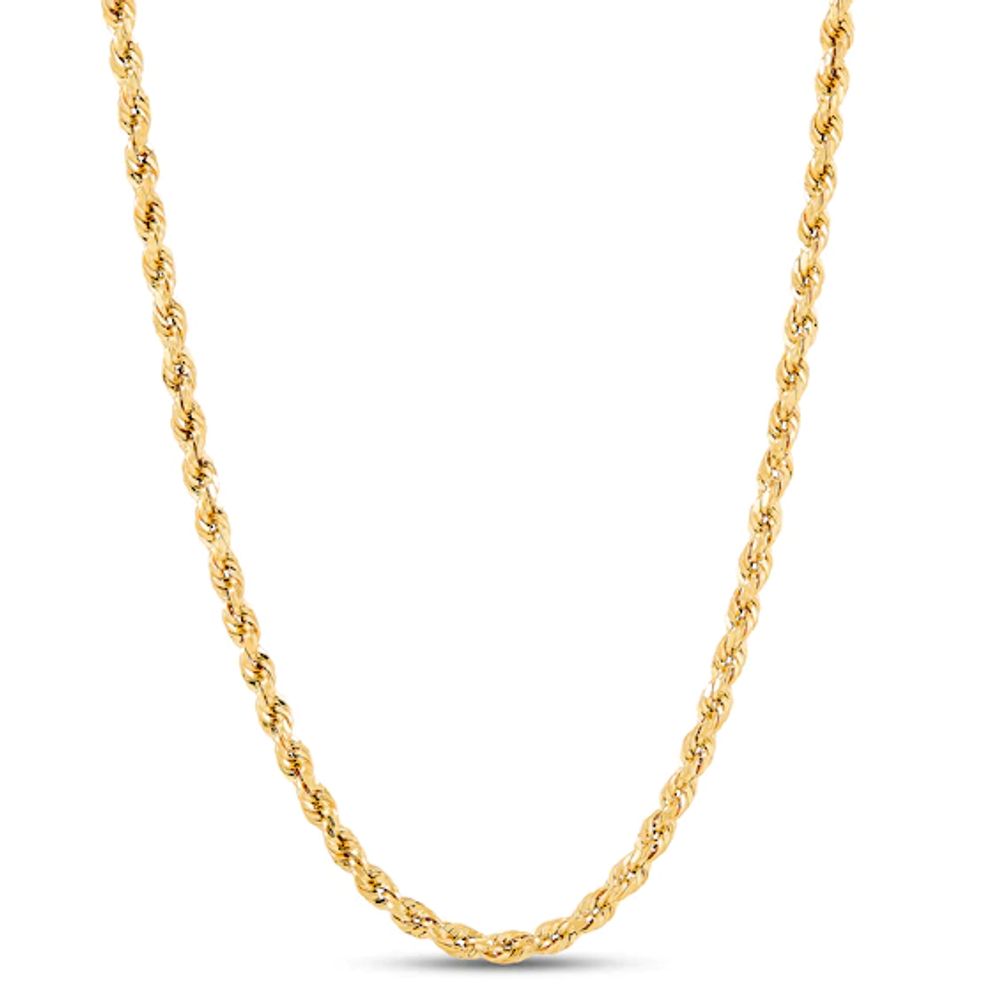 Kay Hollow Rope Chain 2.9-3.0mm 14K Yellow Gold 22"