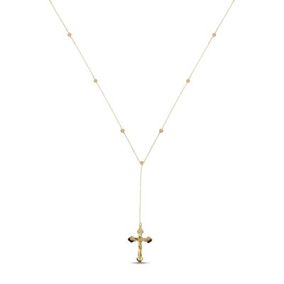 Kay Crucifix Necklace 10K Yellow Gold 18"