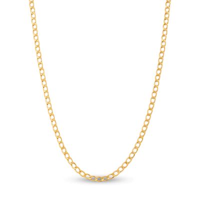 Kay Children's Curb Chain Necklace 14K Yellow Gold 13"