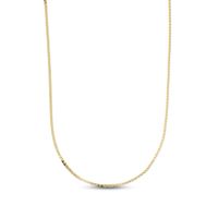 Kay Square Box Chain Necklace 14K Yellow Gold 18"