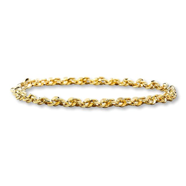 Kay Stampato Leaf Bracelet 10K Yellow Gold 8