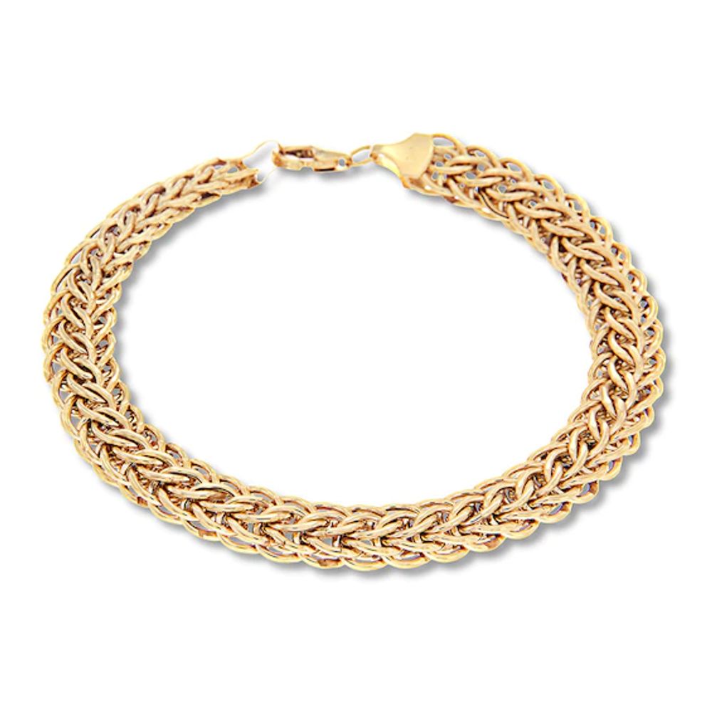 Kay Chain Bracelet 10K Yellow Gold 7.5" Length