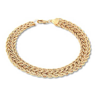 Kay Chain Bracelet 10K Yellow Gold 7.5" Length