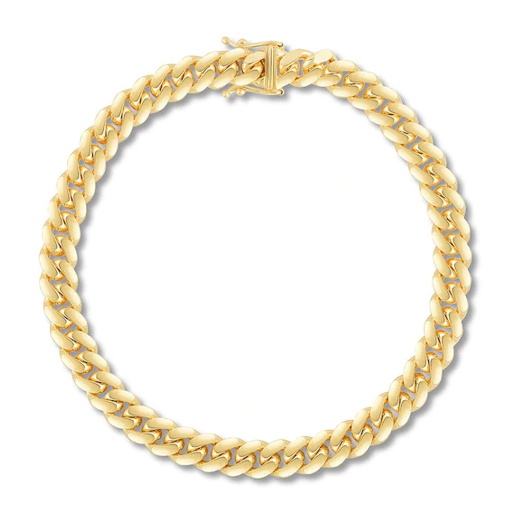 Kay Men's Cuban Chain Bracelet 14K Yellow Gold 9
