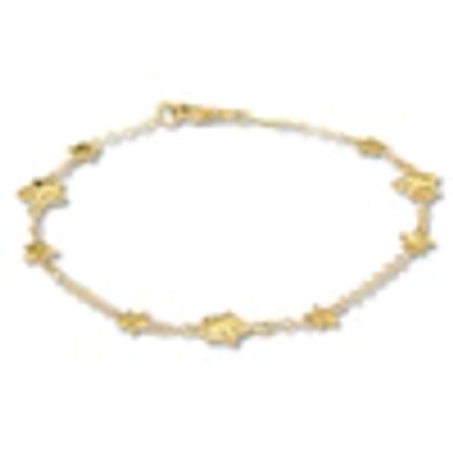 Kay Star Bracelet 10K Yellow Gold 7.5"