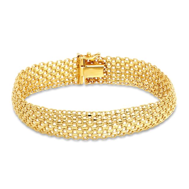 Kay Bismark Chain Bracelet 10K Yellow Gold 7.5"