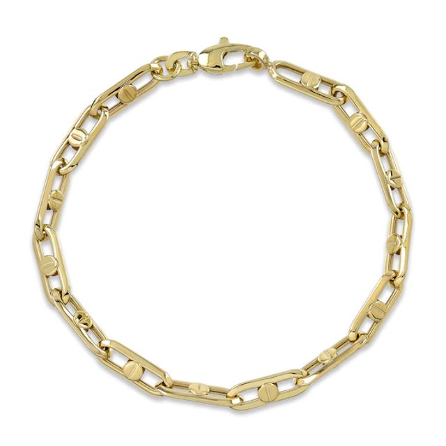 Mariner Link Bracelet 10K Yellow Gold 8.5"