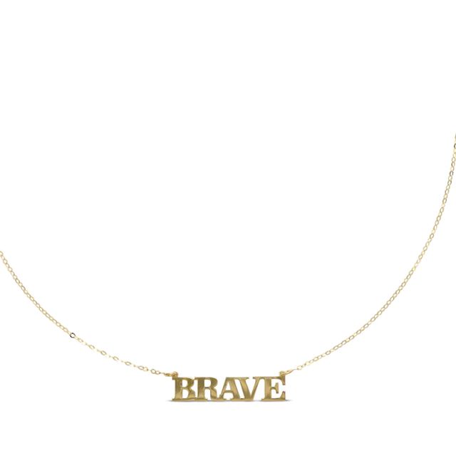 Kay "Brave" Necklace 10K Yellow Gold 18"