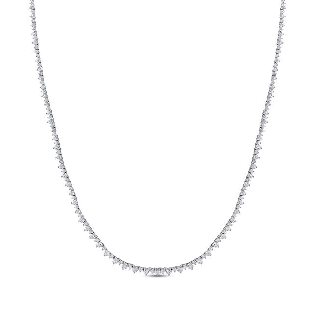 Kay Diamond Riviera Necklace 3 ct tw 10K White Gold 18"