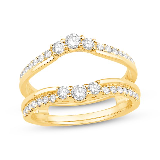 Diamond Enhancer Ring 5/8 ct tw 14K Yellow Gold