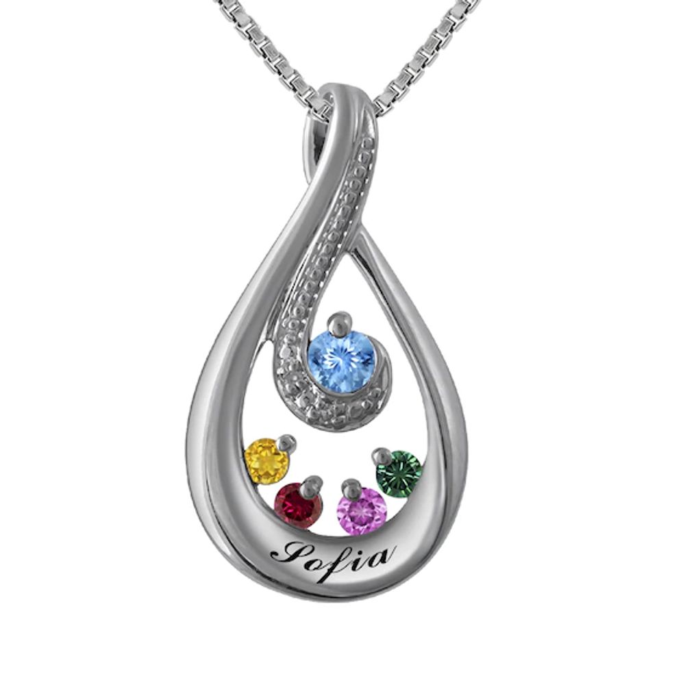Birthstone Family & Mother's Necklace