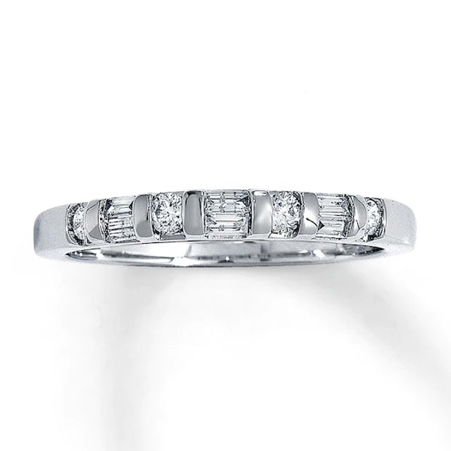 Previously Owned Diamond Anniversary Band 1/4 ct tw 14K White Gold
