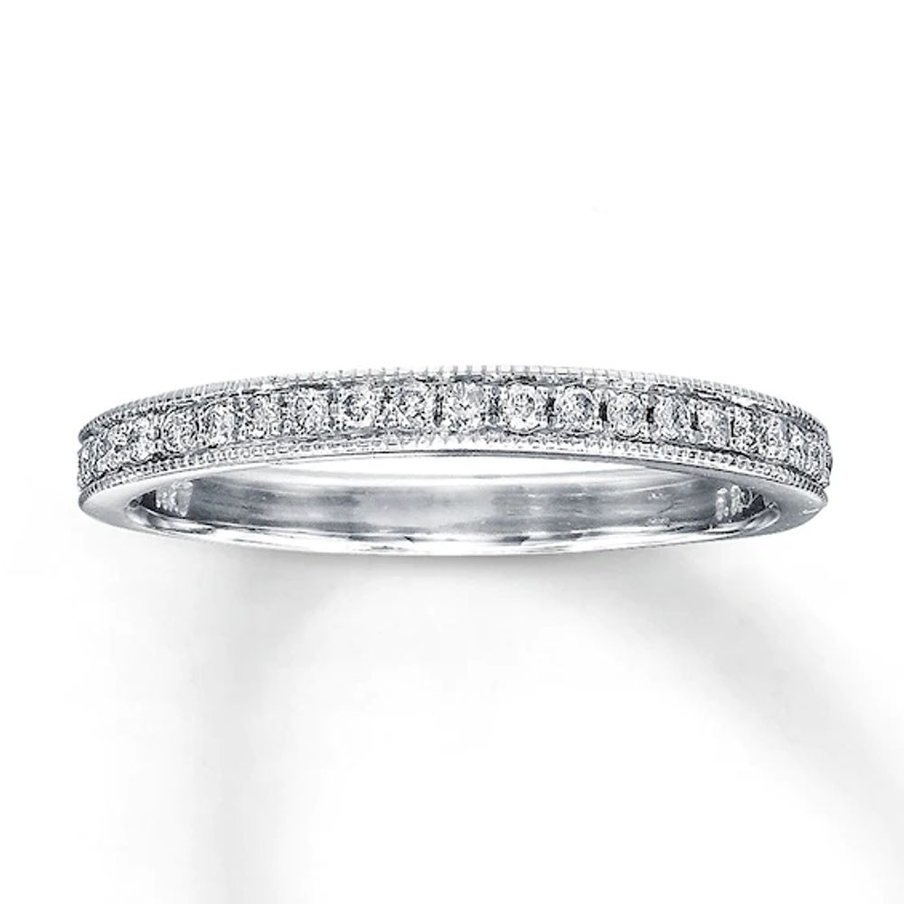 Previously Owned Diamond Band 1/4 ct tw Round 14K White Gold