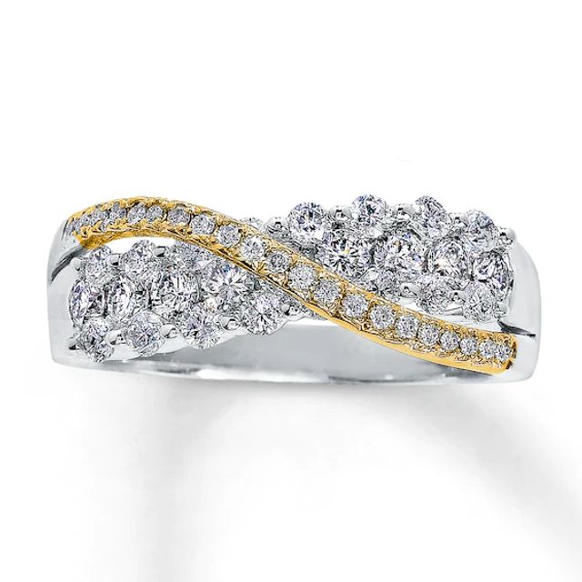 Previously Owned Ring 1 ct tw Diamonds 14K Two-Tone Gold