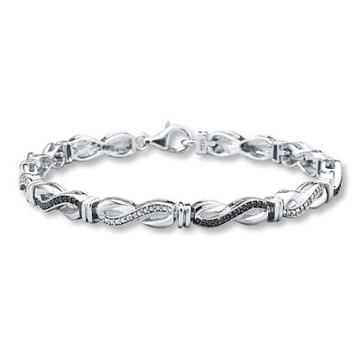 Previously Owned Bracelet 1/20 ct tw Diamonds Sterling Silver 7.5"