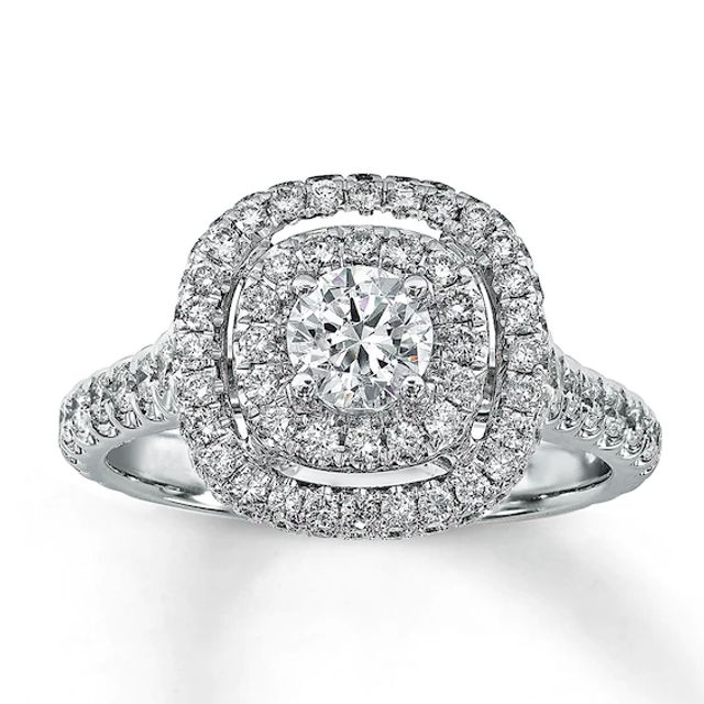 Previously Owned Neil Lane Engagement Ring 1-1/5 ct tw Diamonds 14K White Gold