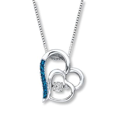 Kay Previously Owned Unstoppable Love 1/15 ct tw Necklace Sterling Silver Heart