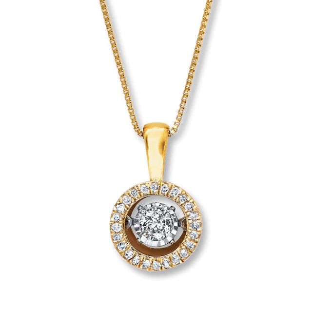 Previously Owned Unstoppable Love 1/4 ct tw Necklace 10K Yellow Gold