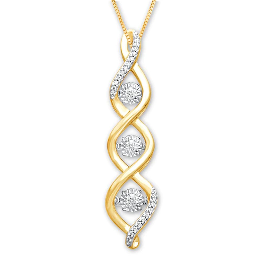Unstoppable Love™ Diamond Accent Infinity with Heart Pendant in Sterling  Silver | Zales