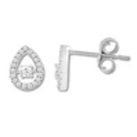 Kay Previously Owned Petite Diamond Earrings 1/8 ct tw Round-cut 10K White Gold