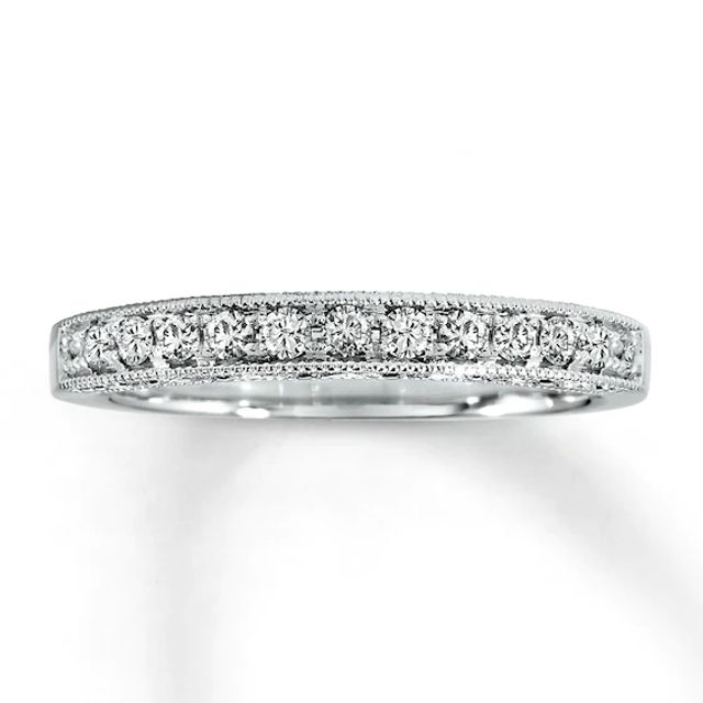 Previously Owned Diamond Wedding Band 1 ct tw Round-cut 14K White Gold