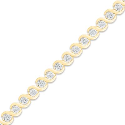 Previously Owned Diamond Bracelet 1 ct tw 10K Yellow Gold 7