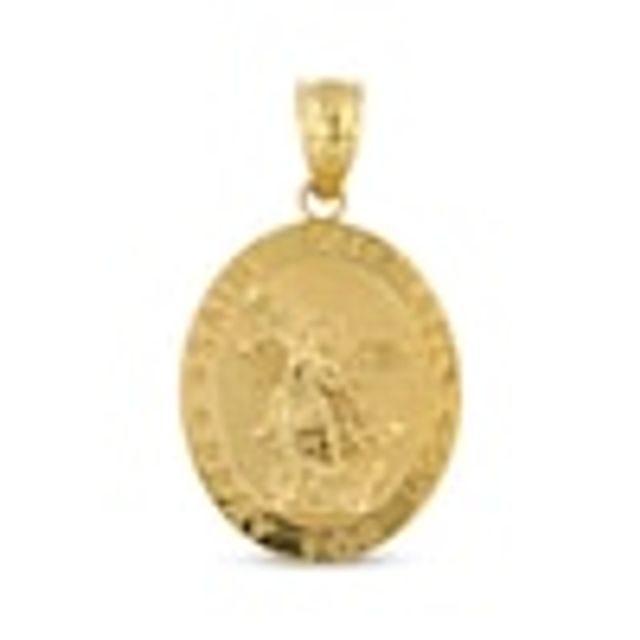 Kay Men's St. Michael Medallion Charm 14K Yellow Gold