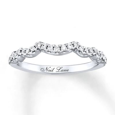 Neil Lane Wedding Band 1/5 ct tw Diamonds 14K White Gold