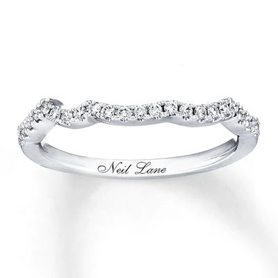 Neil Lane Diamond Wedding Band 1/6 ct tw 14K White Gold