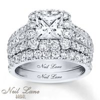 Neil Lane Diamond Bridal Set 3-1/2 ct tw 14K White Gold