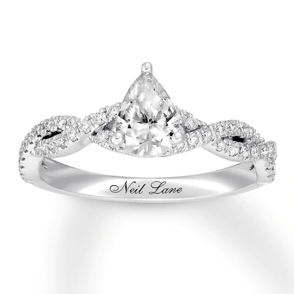 Pear Shaped Neil Lane Engagement Ring 2025