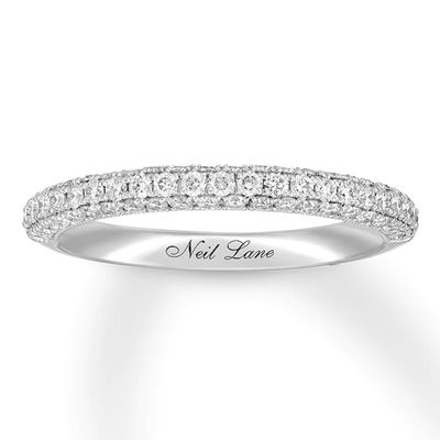 Neil Lane Diamond Wedding Band 5/8 ct tw 14K White Gold