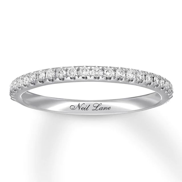 Neil Lane Diamond Wedding Band 1/5 ct tw 14K White Gold