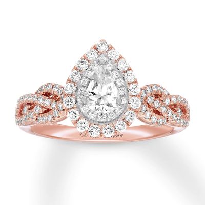 Kay Neil Lane Bridal Ring 7/8 ct tw Diamonds 14K Rose Gold
