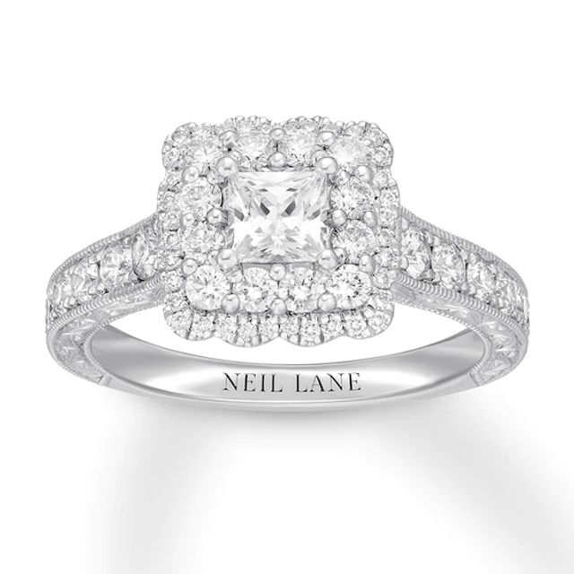 Kay Neil Lane Diamond Engagement Ring 1-3/8 ct tw 14K White Gold |  Alexandria Mall