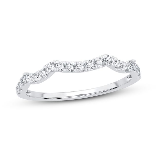 Diamond Wedding Band 1/4 ct tw Round-Cut 14K White Gold