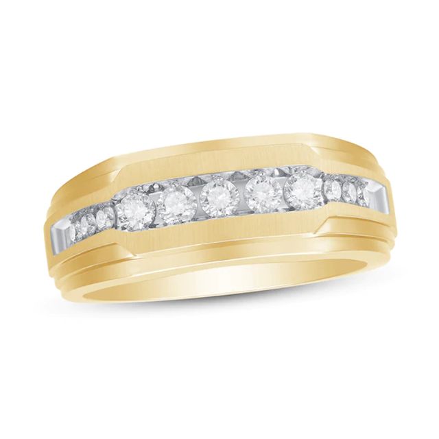 Kay Men's Diamond Wedding Ring 1/2 ct tw 10K Yellow Gold