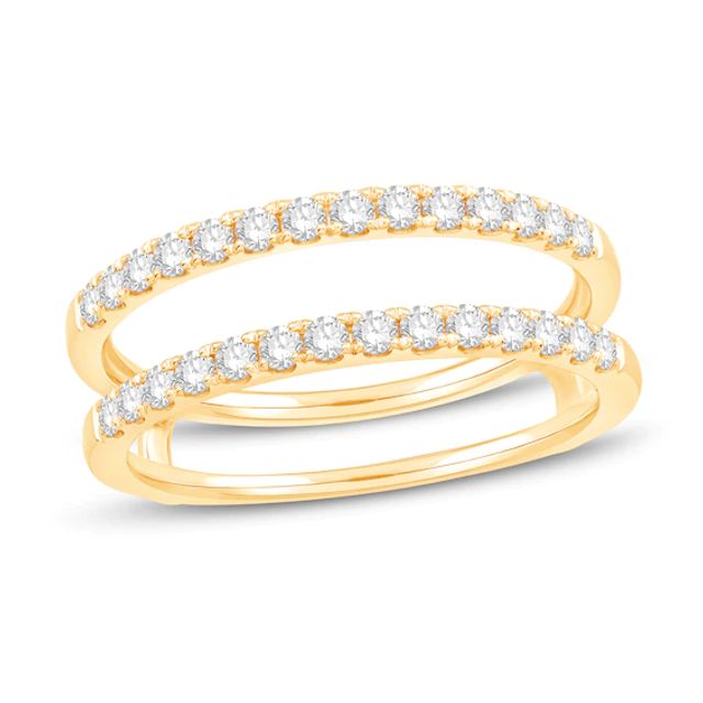Diamond Enhancer Ring 1/2 ct tw Round-cut 14K Yellow Gold