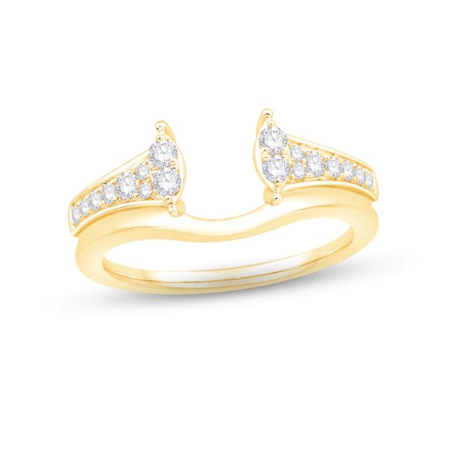 Kay Diamond Enhancer Ring 1/3 ct tw Round-cut 14K Yellow Gold