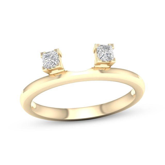 Princess-Cut Diamond Enhancer Ring 1/4 ct tw 14K Gold