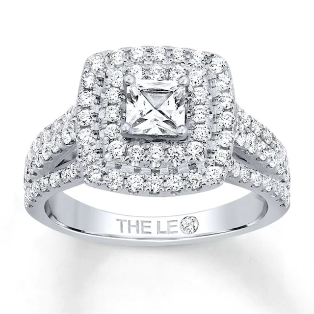 Kay THE LEO Engagement Ring 1-1/4 ct tw Diamonds 14K White Gold