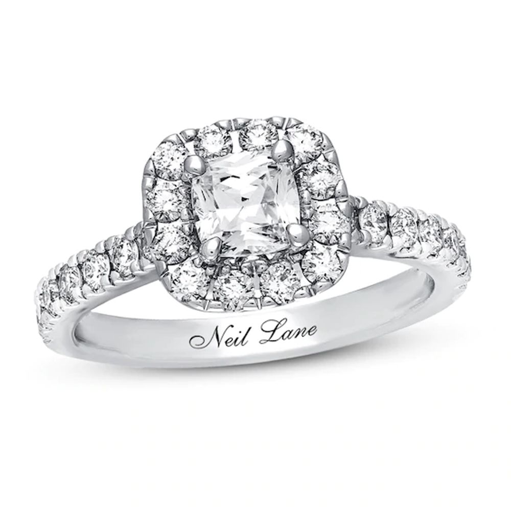 Neil Lane Diamond Engagement Ring 1-3/8 ct tw 14K White Gold