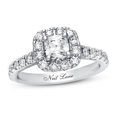 Neil Lane Diamond Engagement Ring 1-3/8 ct tw 14K White Gold